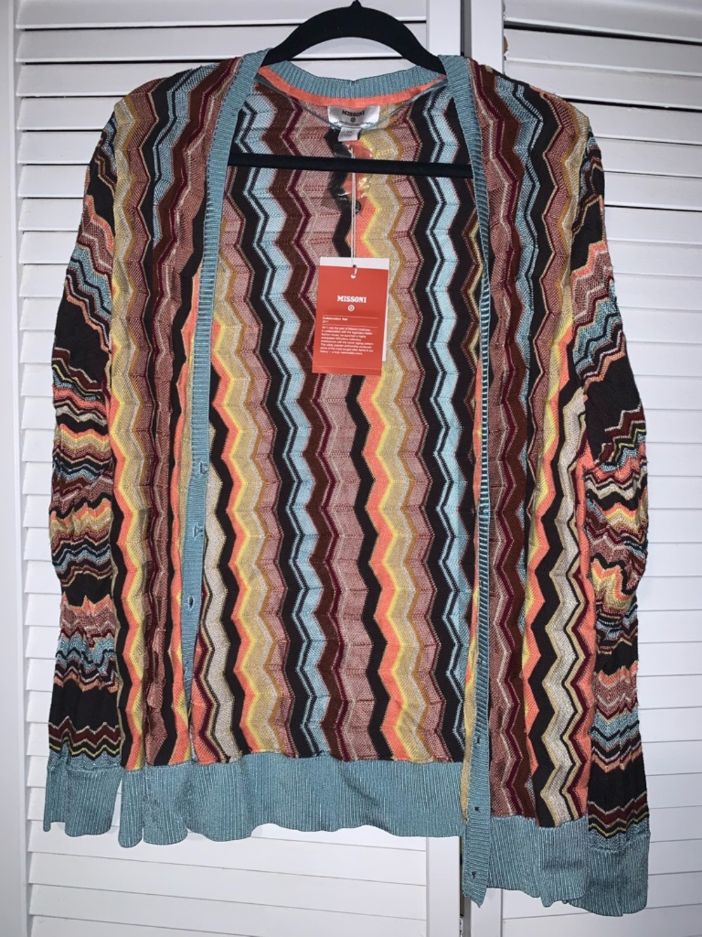 Missoni for Target Plus Size Women’s New With Tags Zig Zag Cardigan